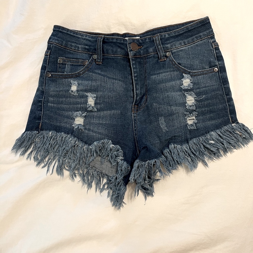 Elan cut-off Jean shorts